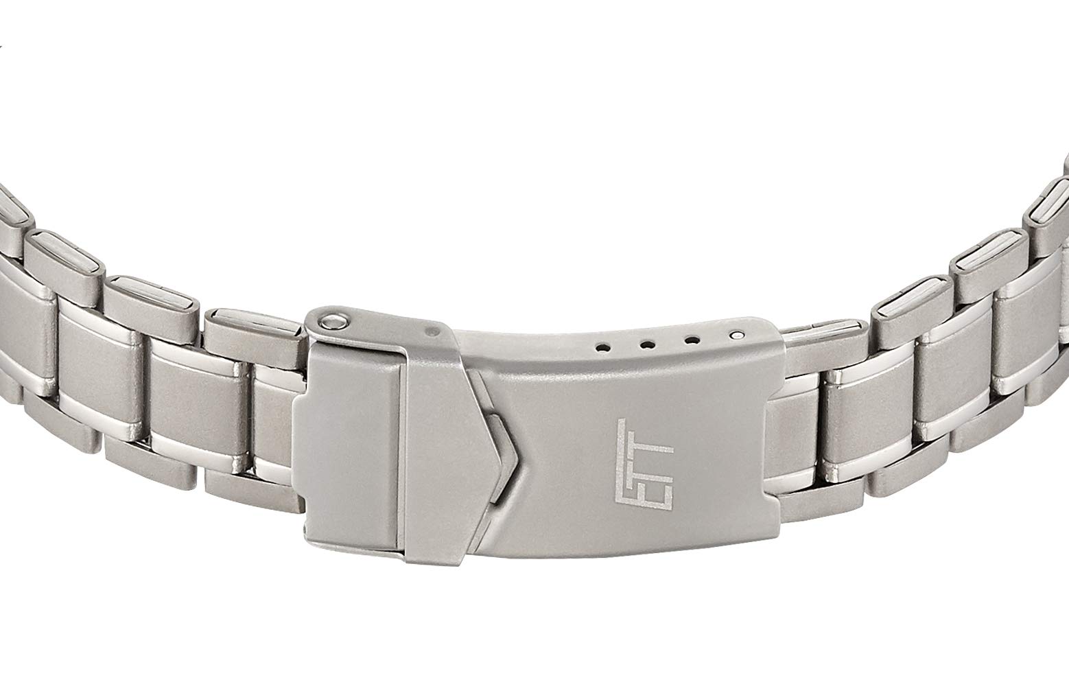 ETT Eco Tech Time Funk Solar Damen Uhr Analog mit Titan Armband ELT-11447-31M