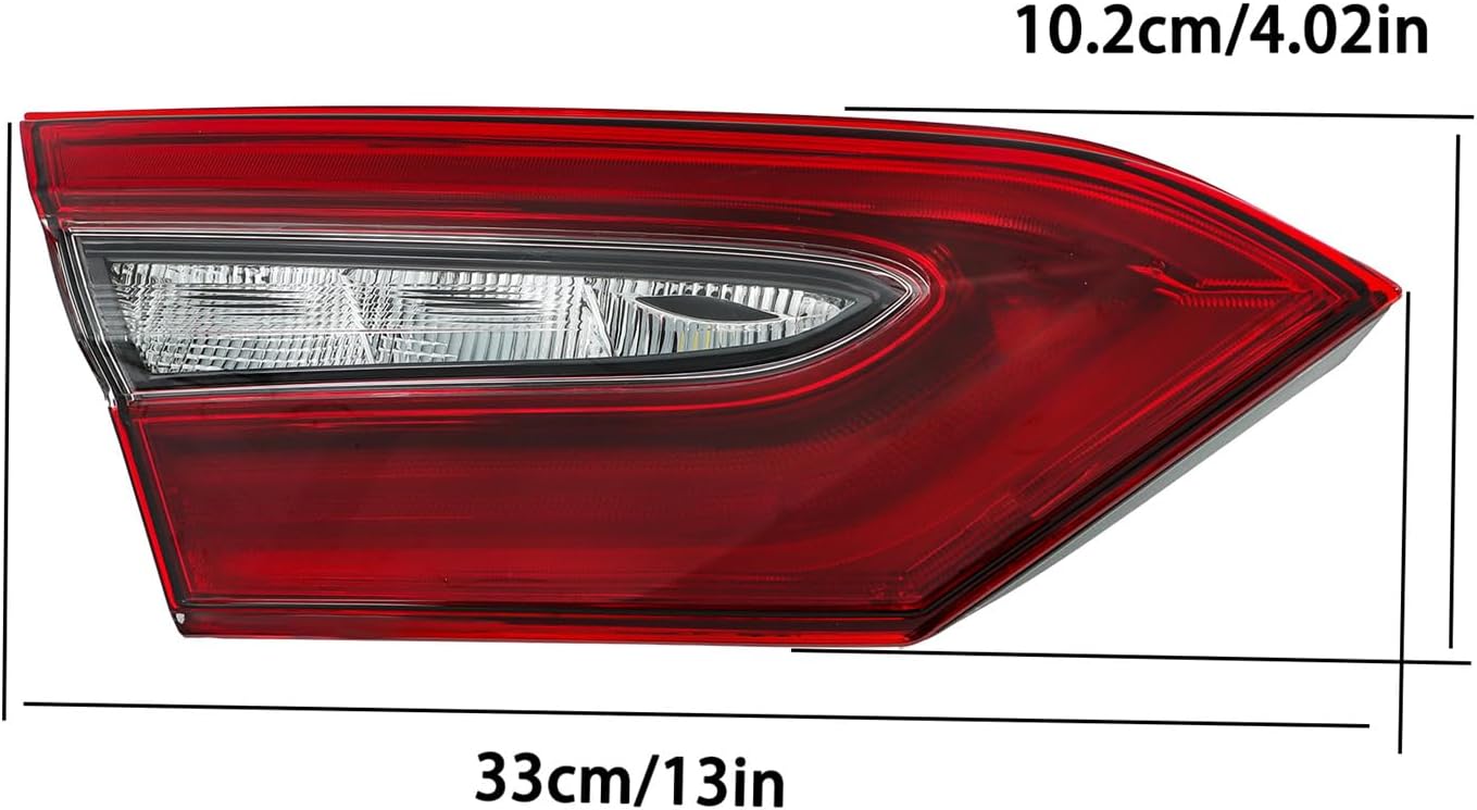 labwork Left Side Inner Tail Light Replacement for Toyota Camry XSE XLE 2021-2023 Rear Tail Lamps Assembly 81590-06870