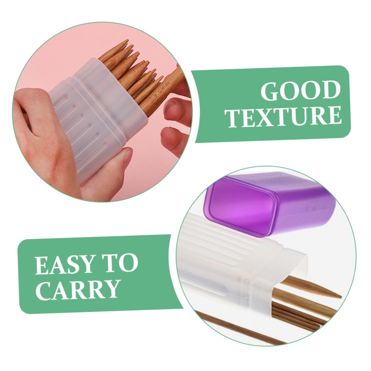 Cajas De Agujas Para 6 Piezas, Estuche De Almacenamiento Para Herramientas De Costura Y Bordado, Cajas Para Suéteres, Estuche De Costura, Tubo Organizador De Costura, Estuches