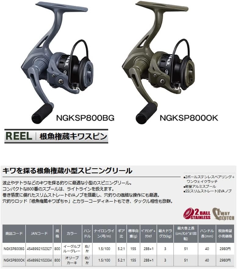 プロックス(Prox) 根魚権蔵キワスピン 800