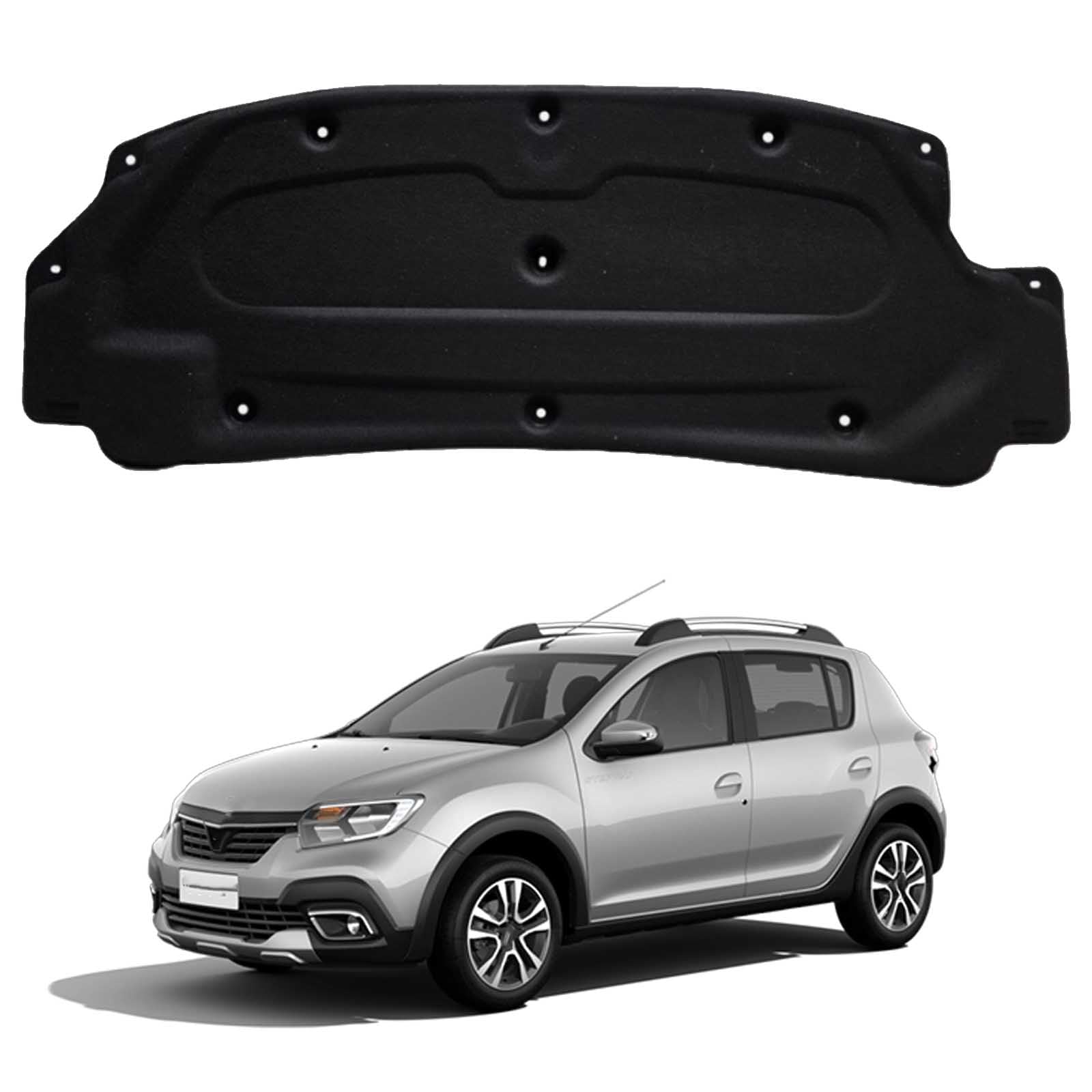 Tapis insonorisant capot Renault Sandero solution bruit et surchauffe