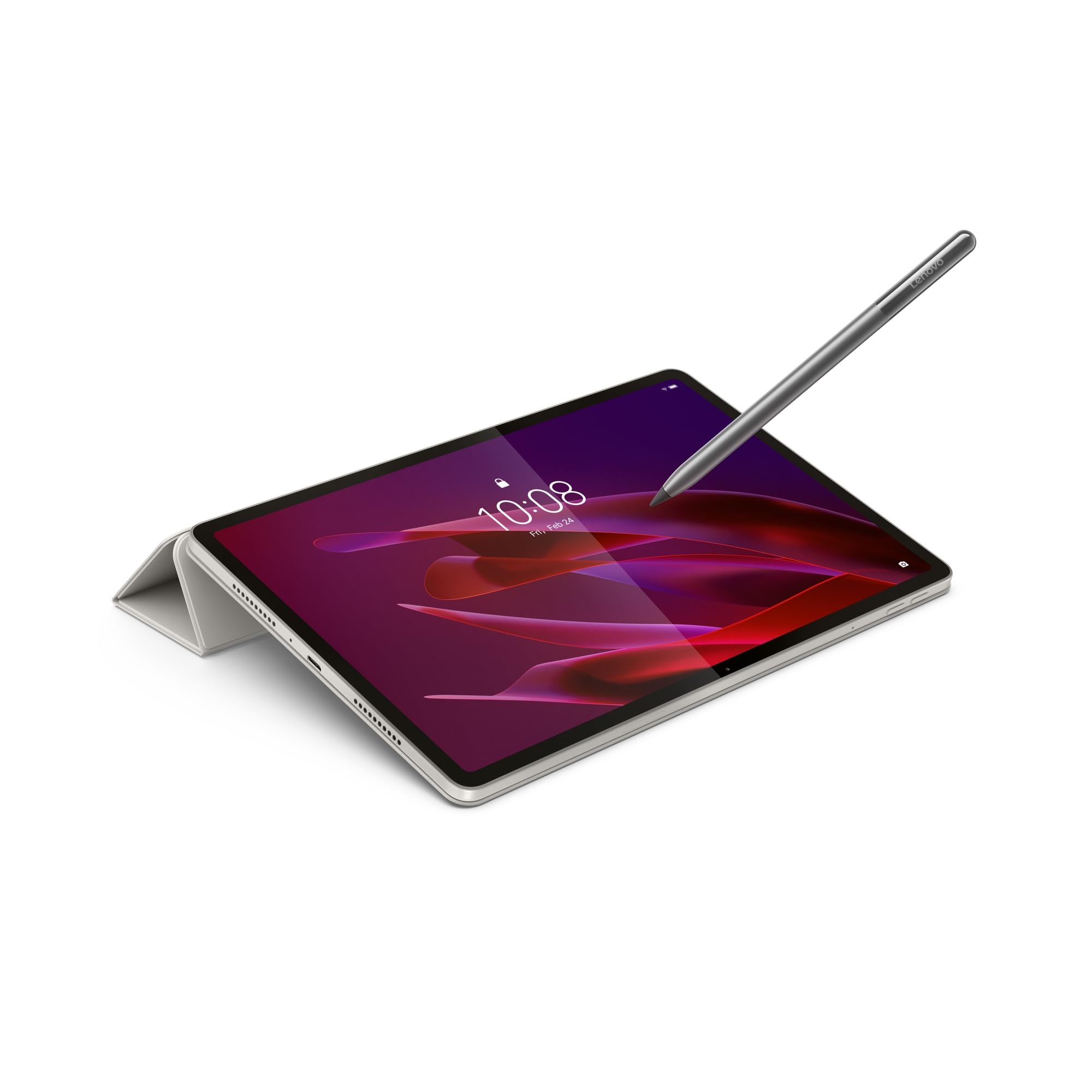 Lenovo Yoga Tab Tablet - 11.1" 3.2K (3200 x 2000) 144 Hz, Processore Qualcomm Snapdragon 8 Gen 3, RAM 8 GB, Memoria 256 GB UFS 4.0, Wi-Fi 7, Tablet Android 15, Tab Pen Pro Inclusa - Seashell