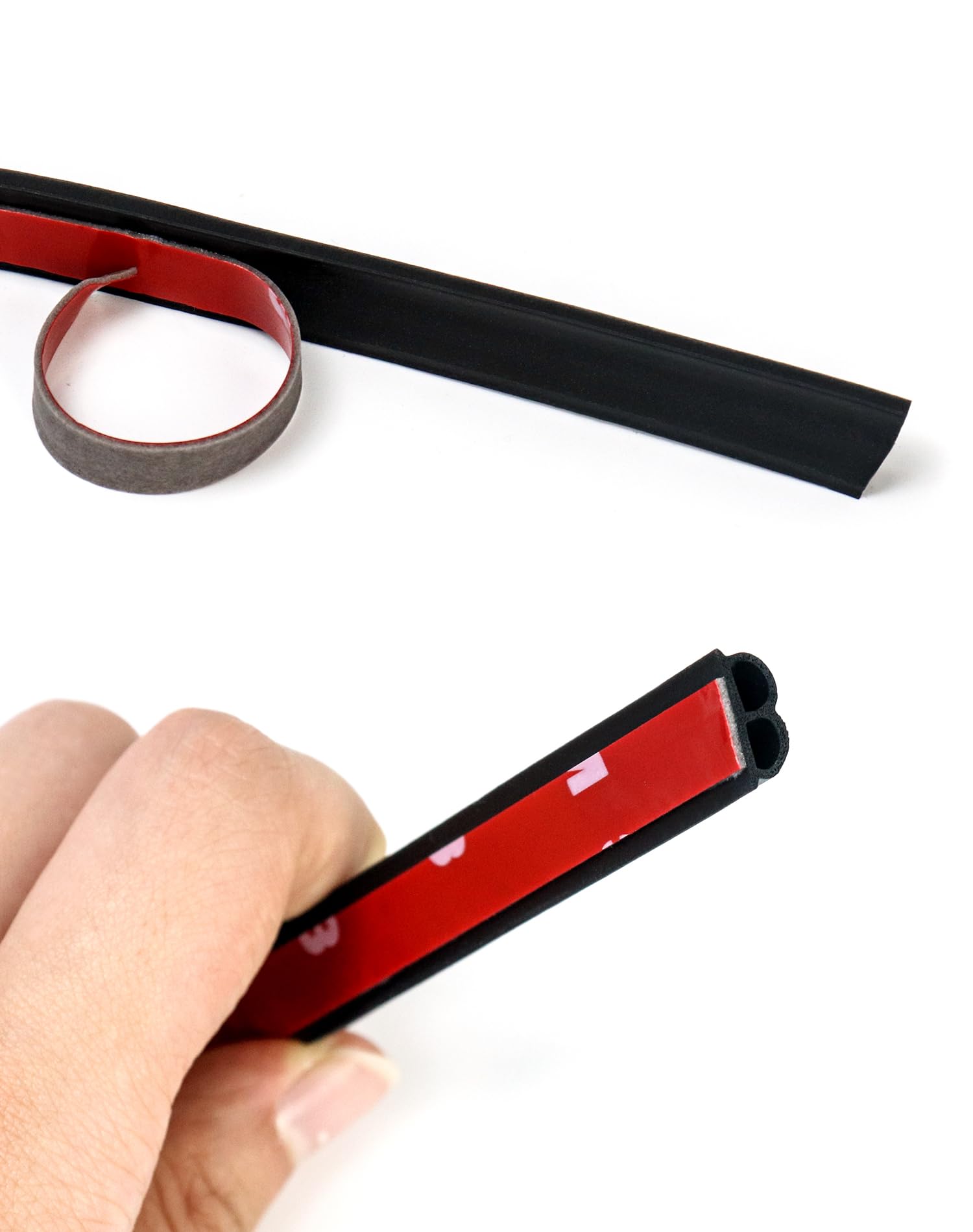 Guarnizione Portiera Auto Gomma Adesiva - 5M Universale - Foto 9