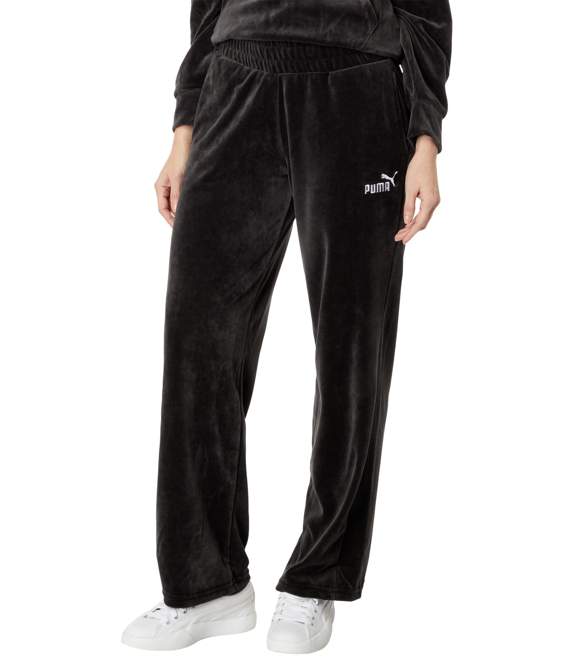 PUMAWomen's Velour Straight Leg Sweatpants
