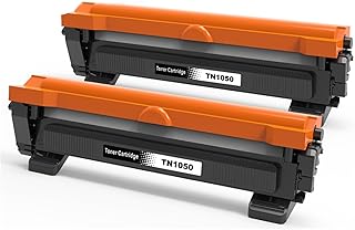 TN1050 TN 1050 Toner Cartridges Compatible for Brother TN-1050 for Brother HL-1110 HL-1112 HL-1210W HL-1212W DCP-1510 DCP-1512 DCP-1610 DCP-1610W DCP-1612W MFC-1810 MFC-1910W Printer (2 Black)
