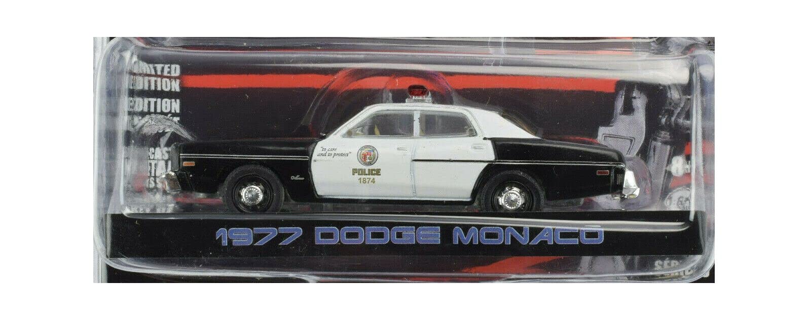 GreenLightt Hollywood The Terminator 1977 Ddodge Monaco 1:64 Diecast Car 44790-C