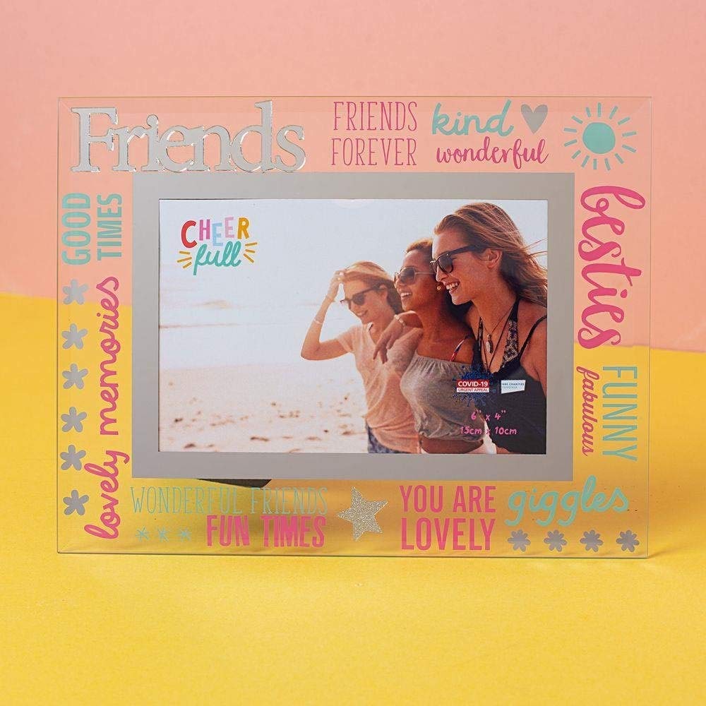 Cornice Per Foto 'Daughter' In MDF 20x25 Cm - Portafoto Con Scritta Per Foto 10x15 Cm