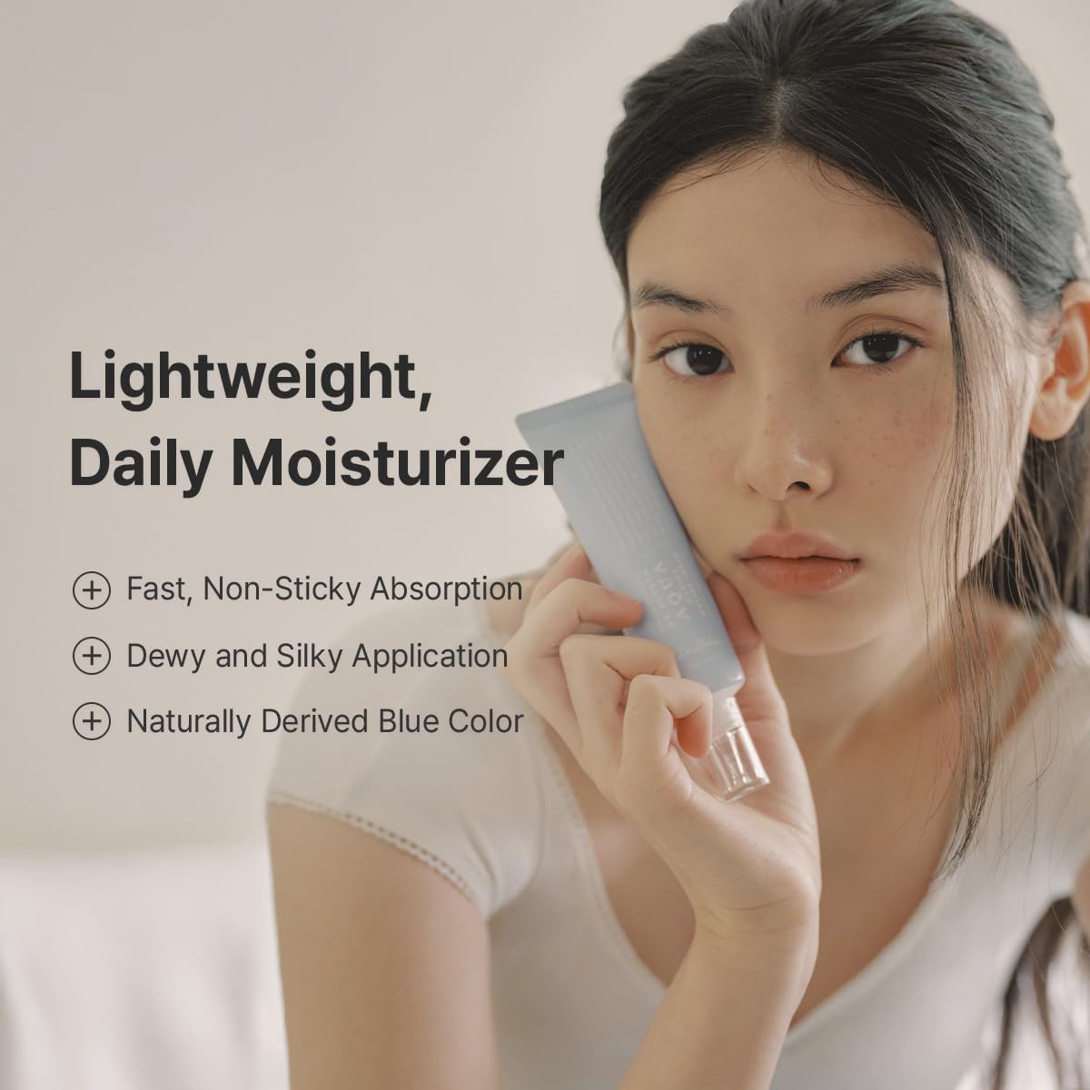 Dr. Althea Aqua Marine Watery Cream | Nawilżający krem do twarzy dla wszystkich rodzajów skóry | Głębokie nawilżenie z kwasem hialuronowym | Koreańska wegańska pielęgnacja, 50 ml