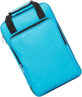 Bolsa para Baquetas de Tambor Portátil y Ligera con Correa Ergonómica Funda Multifuncional para Baquetas y Mazas para Práctica y Conciertos Color Azul