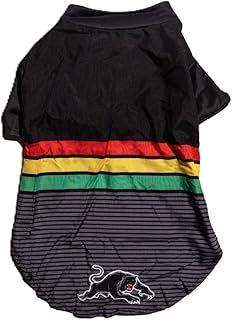 Penrith Panthers Official NRL Pet Jersey, Extra Small, Breathable Material with Team Colours and Crest, Supporter Gear for...