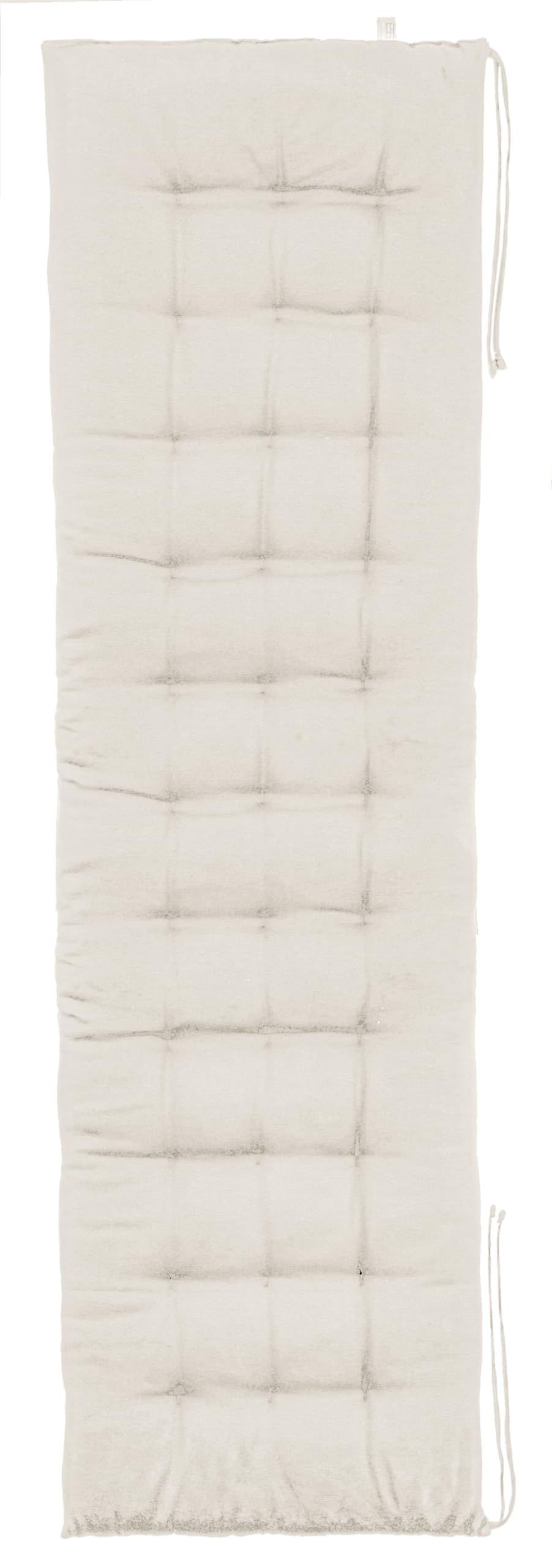 Brandsseller Cuscino per panca 140x40x4 cm – Per panca da giardino e panca da pranzo – Idrorepellente, facile da pulire e morbido e imbottito – Uso interno & esterno – Bianco