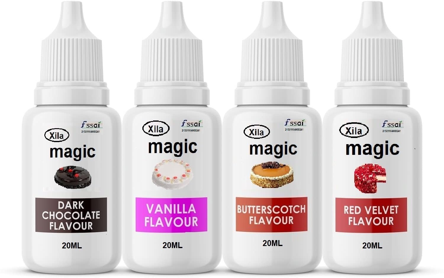 Xila Magic Set Of 4 Food Essence different Liquid Food Essence (B0D8TR14LC) Amazon Price History, Amazon Price Tracker