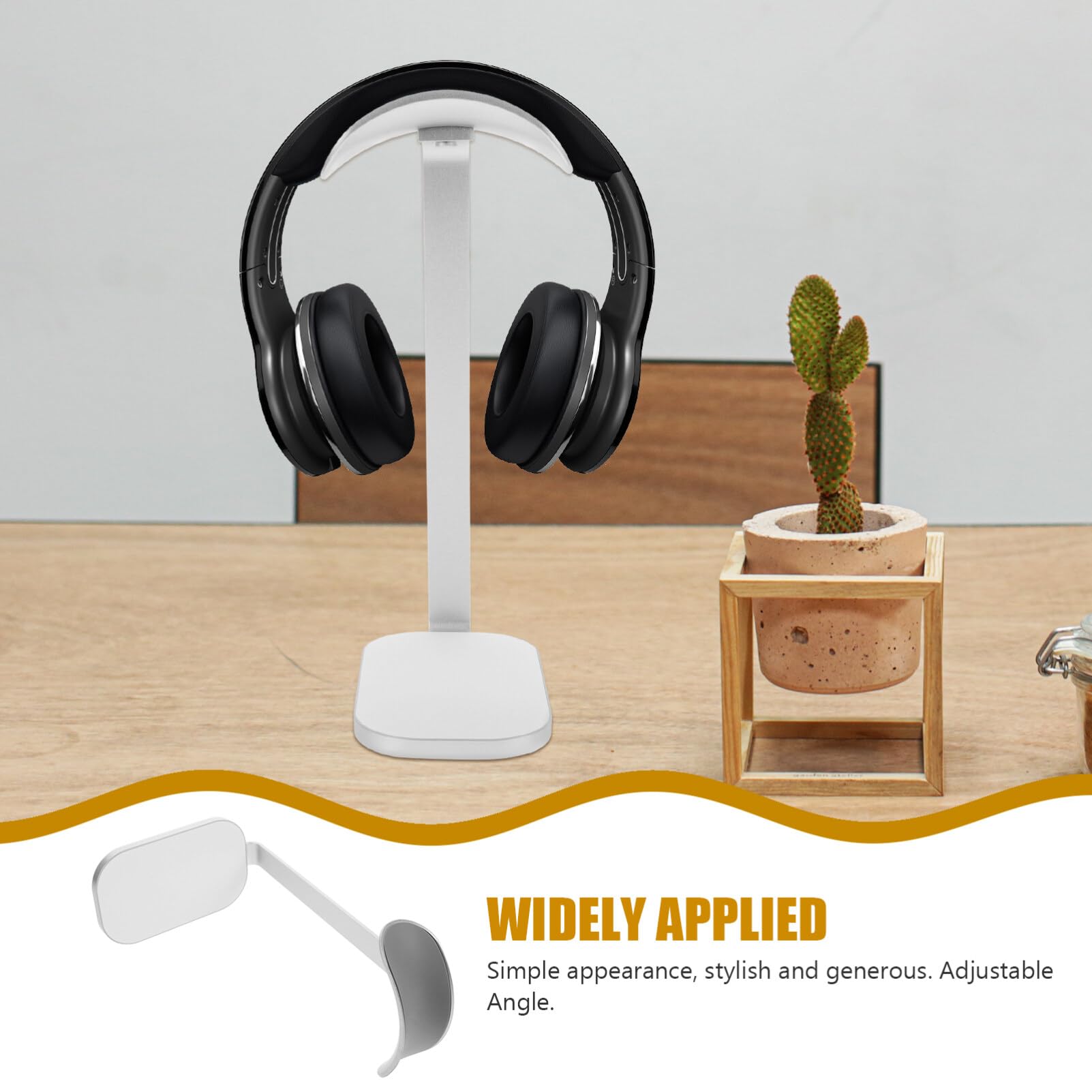 Uonlytech Supporto Per Cuffie Resistente Porta Cuffie Da Scrivania Per Gioco e Ufficio Design Moderno e Stabile Per Cafe e Camera Da Letto