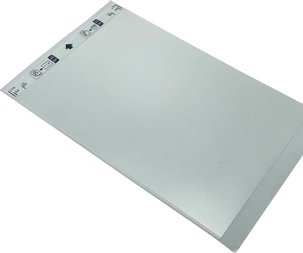OKLILI Lot de 5 feuilles de support de scanner CS-A3301 compatibles avec Brother ADS-1700W - Papier plié fragile, déchiré, déchiré, fragile, papier plié - 5