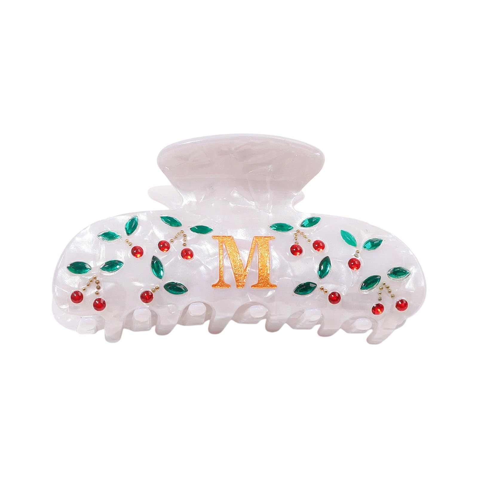 YUXITA Letter K Hair Clips For Teens Girls Acrylic Trendy Christmas Ideas