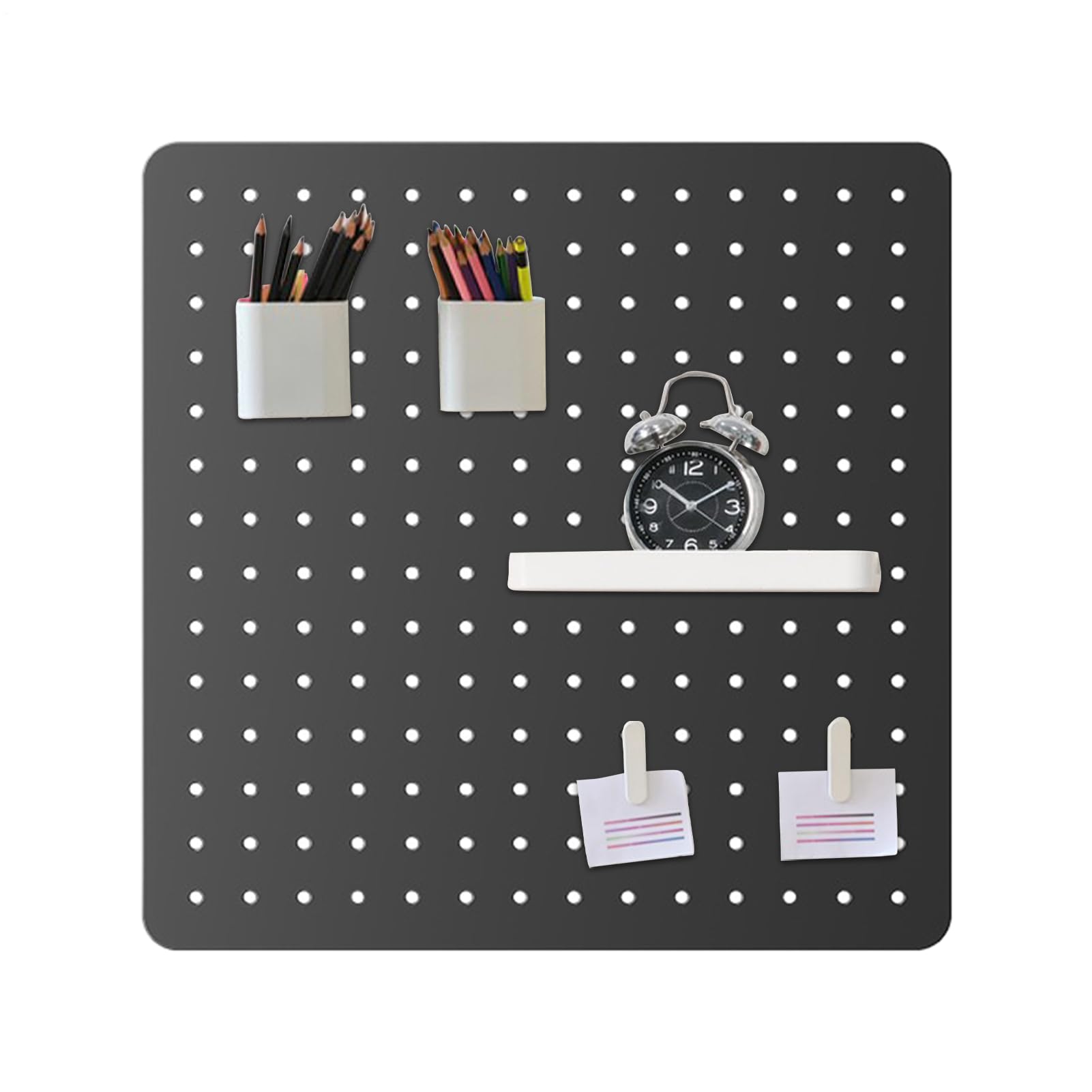 Pannello Portaoggetti Organizzatore da Parete Pannello Forato per Ufficio | Organizzazione Multifunzione per Utensili Decorazioni Cucina Camera da
