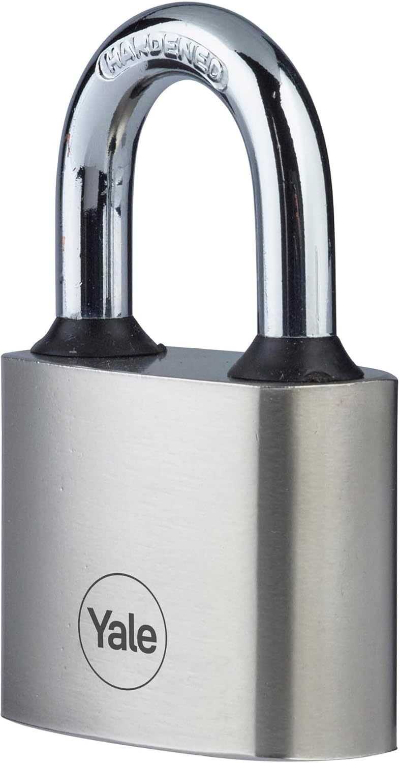 Yale Y112/40/132/1 Padlock for Main Gate 40mm Iron Disc Home Door Lock with 3 Retaining Keys | Hardened Steel Shackle Padlocks for Main Door | Lock and Keys Locks for Home (Silver Finish) — Amazon image 7