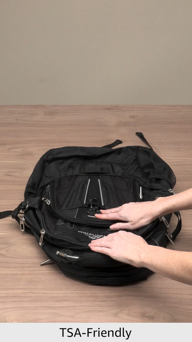 Amazon.com: High Sierra XBT - TSA Laptop Backpack, Black, One Size