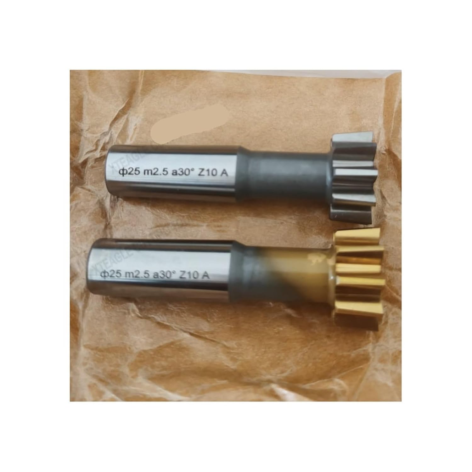 Standard PA30 Degree HSS Taper Shank Slotting Cutter M1/M1.25/M1.5/M1.75/M2/M2.25/M2.5/M2.75/M3/M3.25/M3.5/M4/M4.5/M5(Black Coated,M1.75 D25)