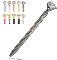 Vista 61 de Bolígrafos de diamantes con cristal personalizado dorado personalizado con nombre grabado a granel bolígrafos de metal personalizados bolígrafos