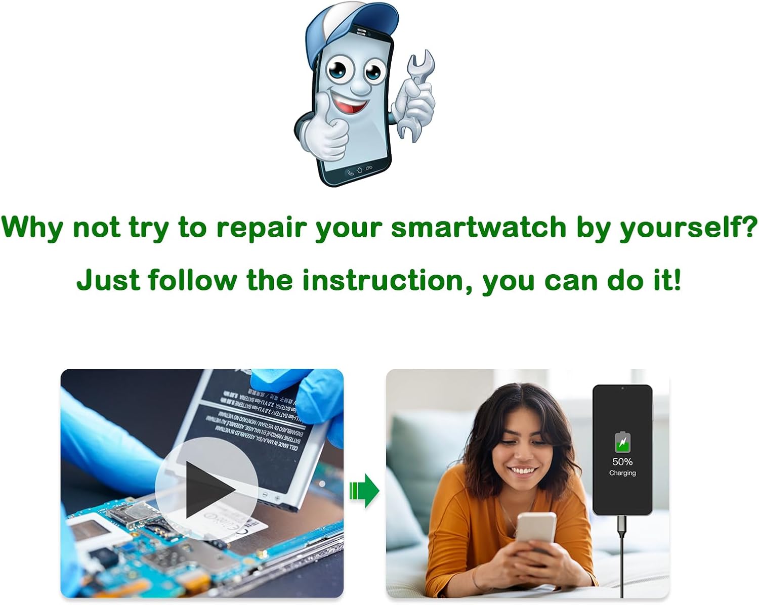 New NF45 Battery Replacement for Moto Edge 30 Ultra (Edge X) XT2201 / Moto X30 Pro XT2241, with Instruction Manual & Repair Toolkit