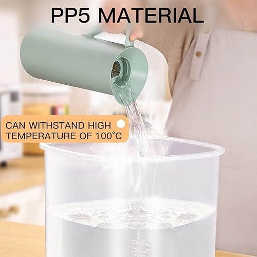 Miniatura 5 de LivLab Dispensador de arroz, 10.5 cuartos de galón10 L20 libras de almacenamiento con taza medidora, cepillo de arroz, cuchara de cereales,