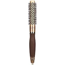 Olivia Garden NanoThermic Ceramic + Ion Round Thermal Hair Brush - Not Electrical - Professional Blowout Brush for Normal to Thick Hair