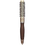 Olivia Garden NanoThermic Ceramic + Ion Round Thermal Hair Brush - Not Electrical - Professional Blowout Brush for Normal to Thick Hair - 3/4-Diameter Barrel - NT-18