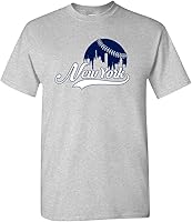 Vista 15 de Xtreme Apparrel Cityscape Skyline - Camiseta para hombre para fanáticos del béisbol