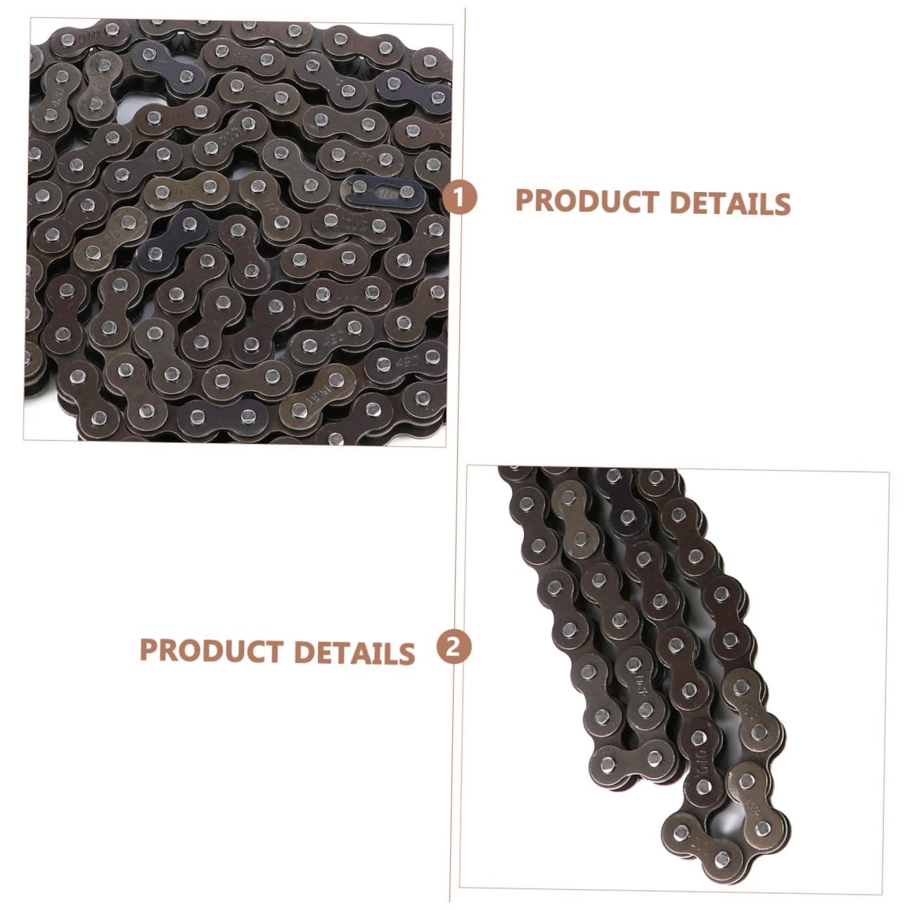 Atv Motorbike Replacement Chain Set with Links And Construction Dirt Bike Chain for Motorbike Parts
