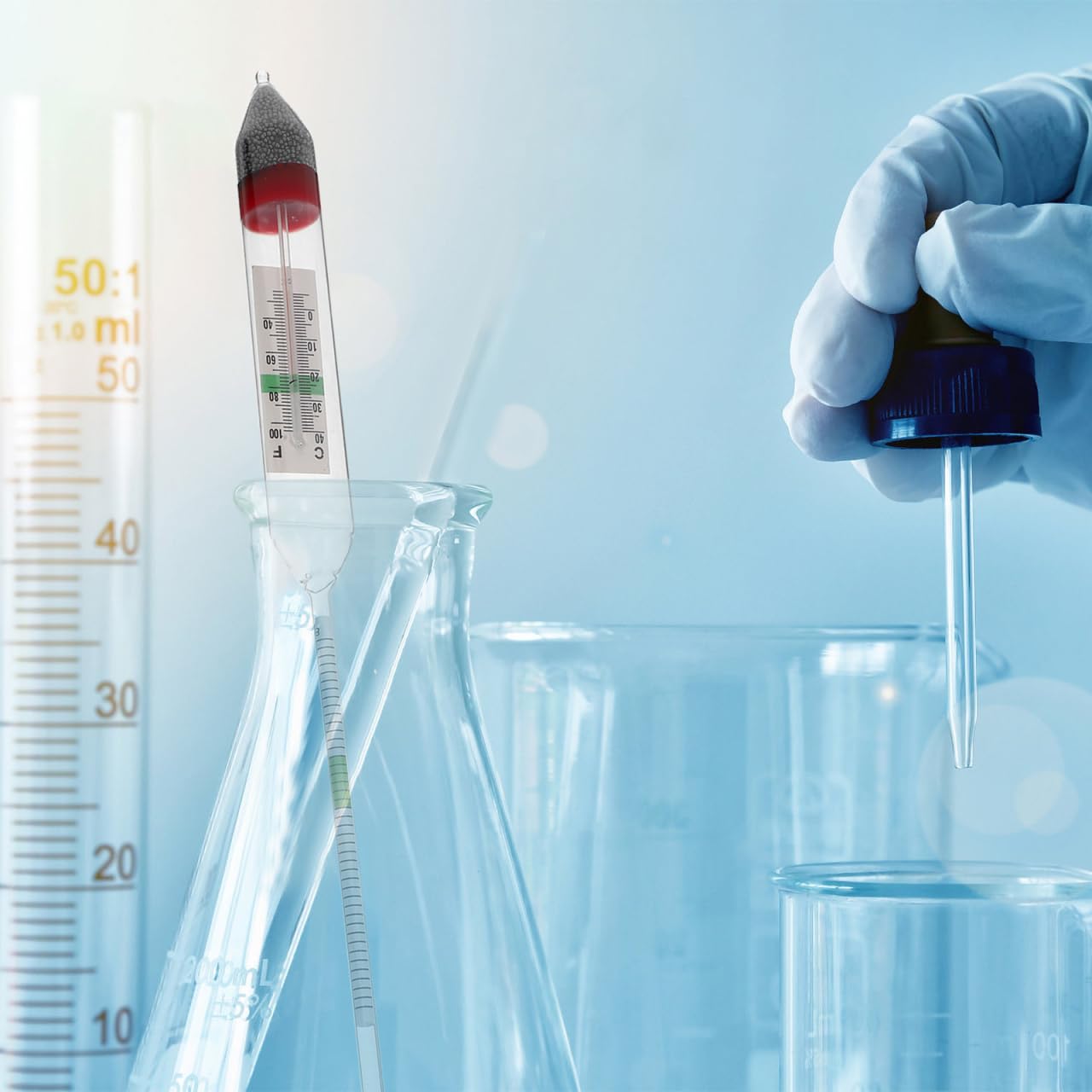 Cabilock Salzgehalt Hydrometer Für Meerwasser Aquarien Präziser Densitometer Zur Messung Der Salinität Von Aquarienwasser Langlebiges Salinometer Für Aquakultur Und Wasserqualitätsüberwachung