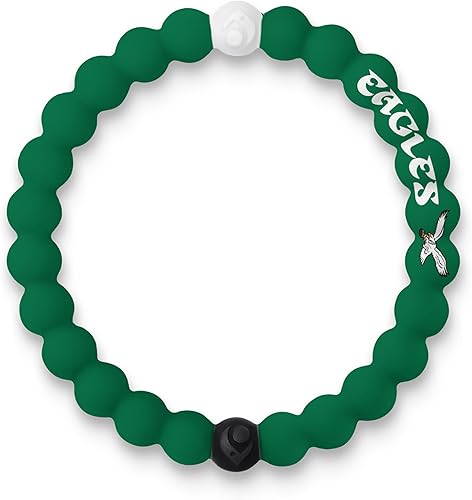 Miniatura 202 de Lokai NFL Football Collection - Pulseras de cuentas para hombres y mujeres, joyería de silicona, pulsera de moda para un ajuste cómodo