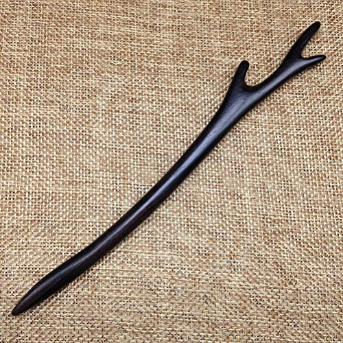 Lurrose 2pcs capelli di Antler dell'annata attacca...