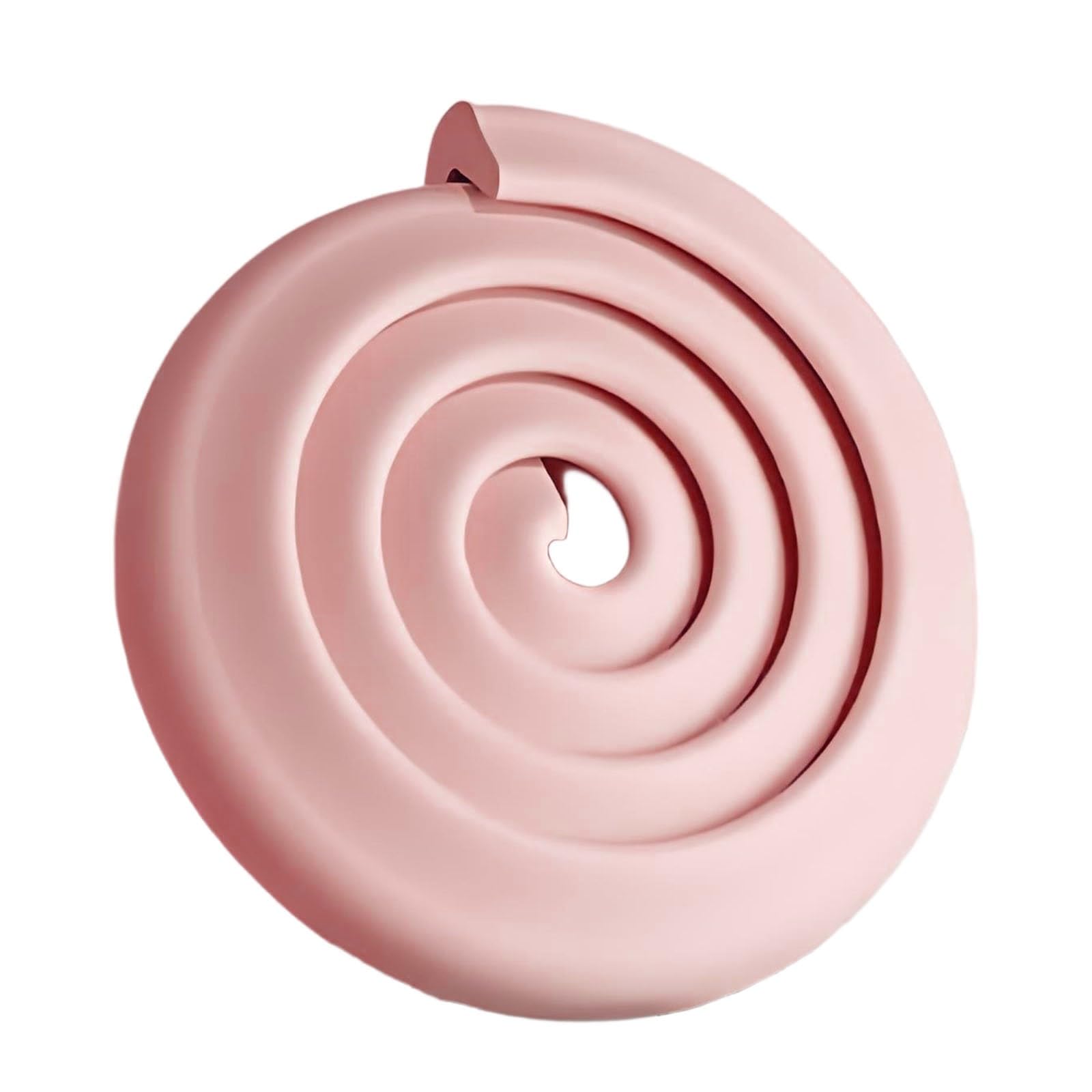Protezione degli Angoli dei mobili, Paraspigoli in Gomma Multicolor 200x2x0.6cm(Pink)