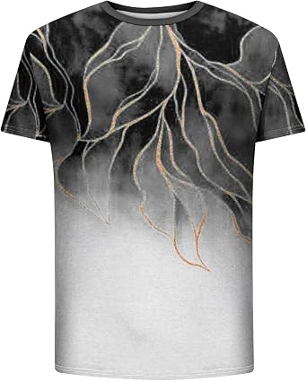 Men's T-Shirts Regular Fit Short Sleeve Print Graphic Tee Shirts Casual Sport Shirt Loose Crewneck Summer Clothes