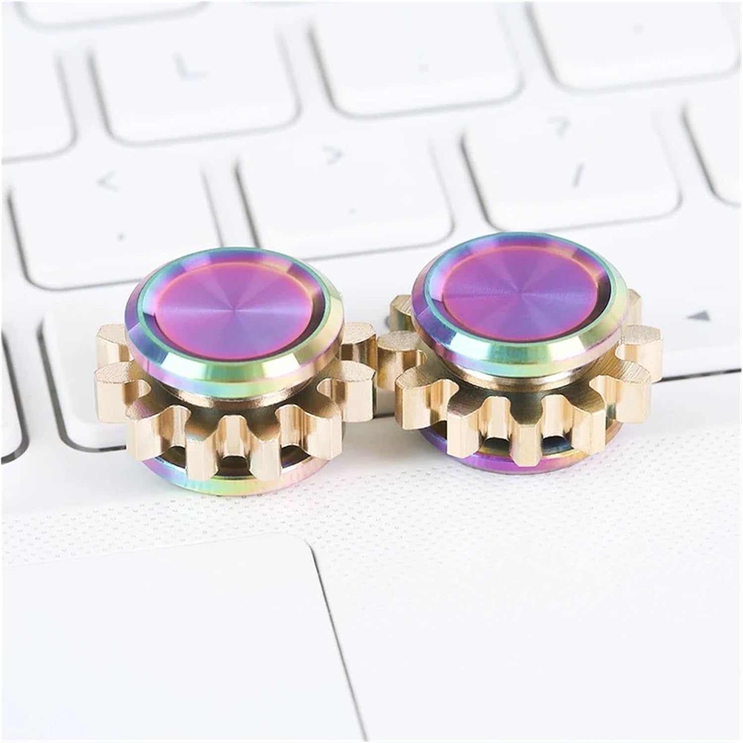Mini Gyroscope Fidget Toy Antistress Portable Adults Stress Reliever Birthday (Multicolor)