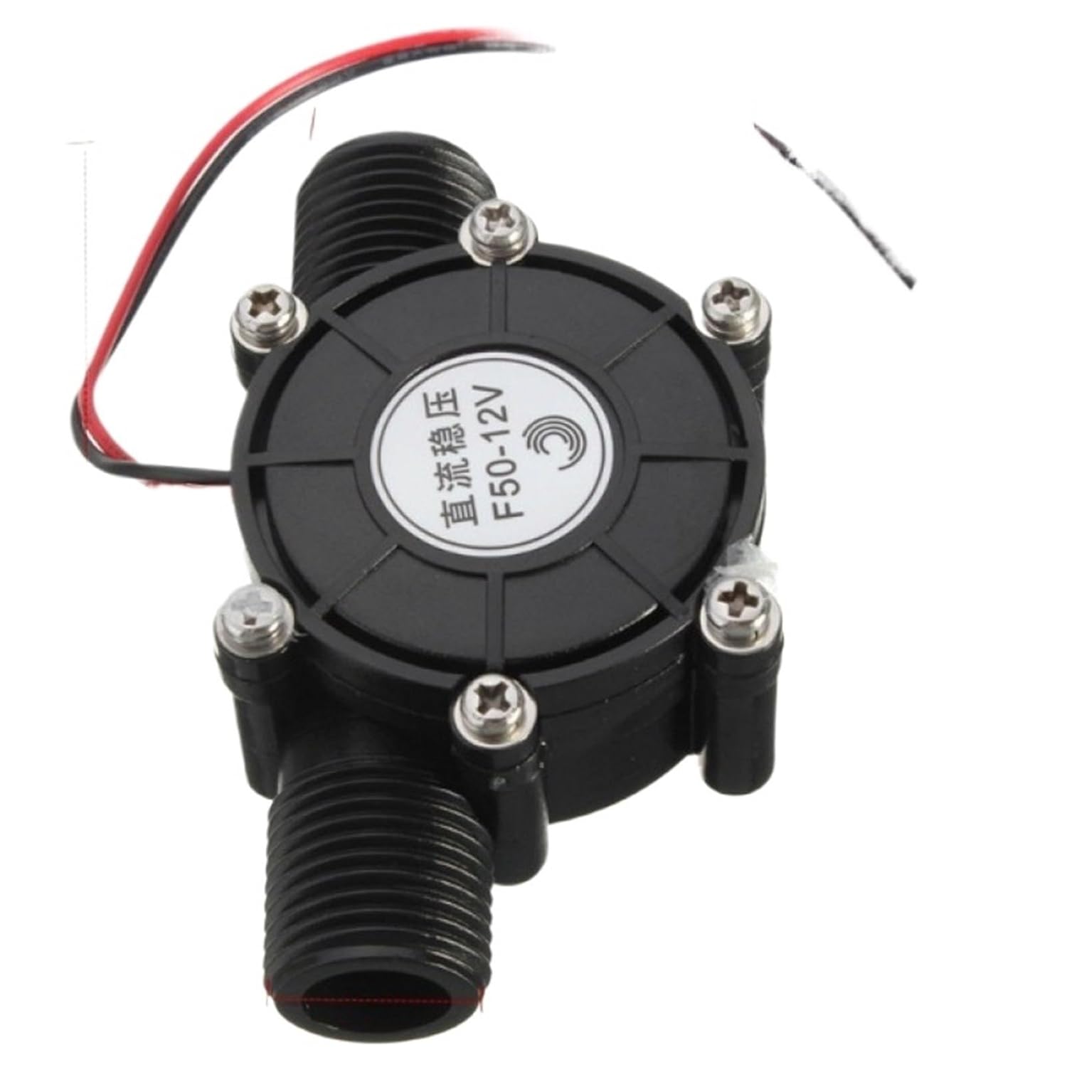 V DC Generator Small Hydraulic Test Generator Pipeline Micro Hydro Generator Faucet(F50—5V/Black)