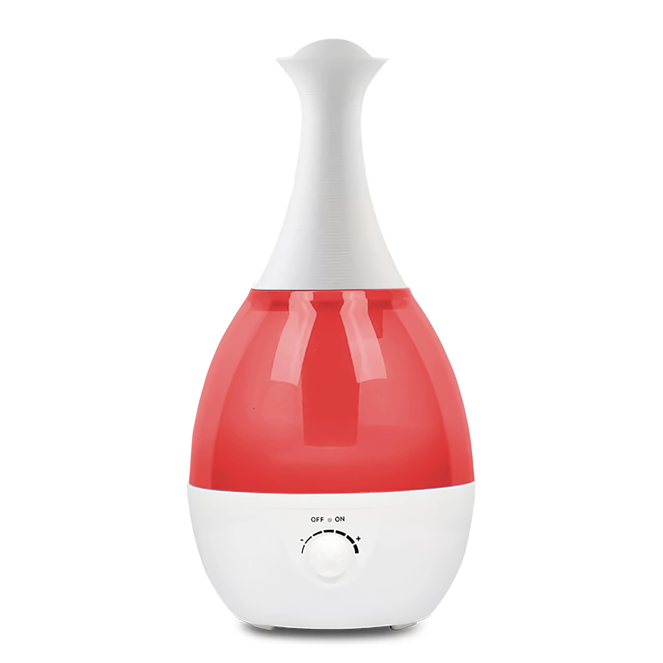 Mobigon 2.6 Litres Humidifier for Room, Cool Mist Ultrasonic Humidifier/Essential Oil Diffuser,Super Quiet 360°Nozzle,Colorful Change,Auto Shut Off&UV Light&,Lasts Up to 24 Hours (C.Orange)