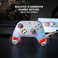 GameSir Cyclone 2 Vezeték Nélküli Gaming Kontroller - TMR Elektromágneses Joystick, Hall Effekt Trigger, Switch/PC/iOS/Android/Steam Kompati 5