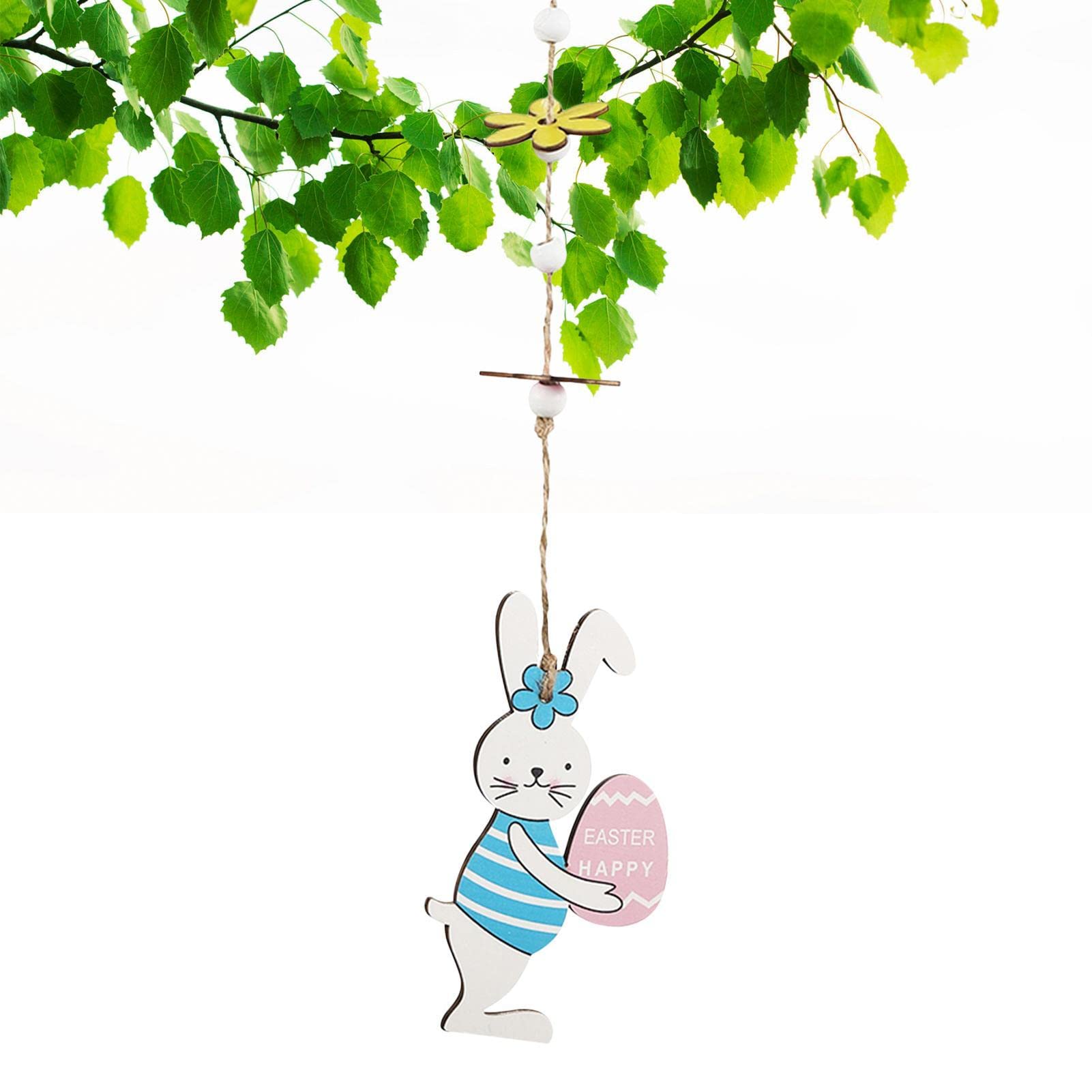 Decorazione Coniglietto Pasquale A Nido D'ape Da Appendere 7456 Cm 5pz