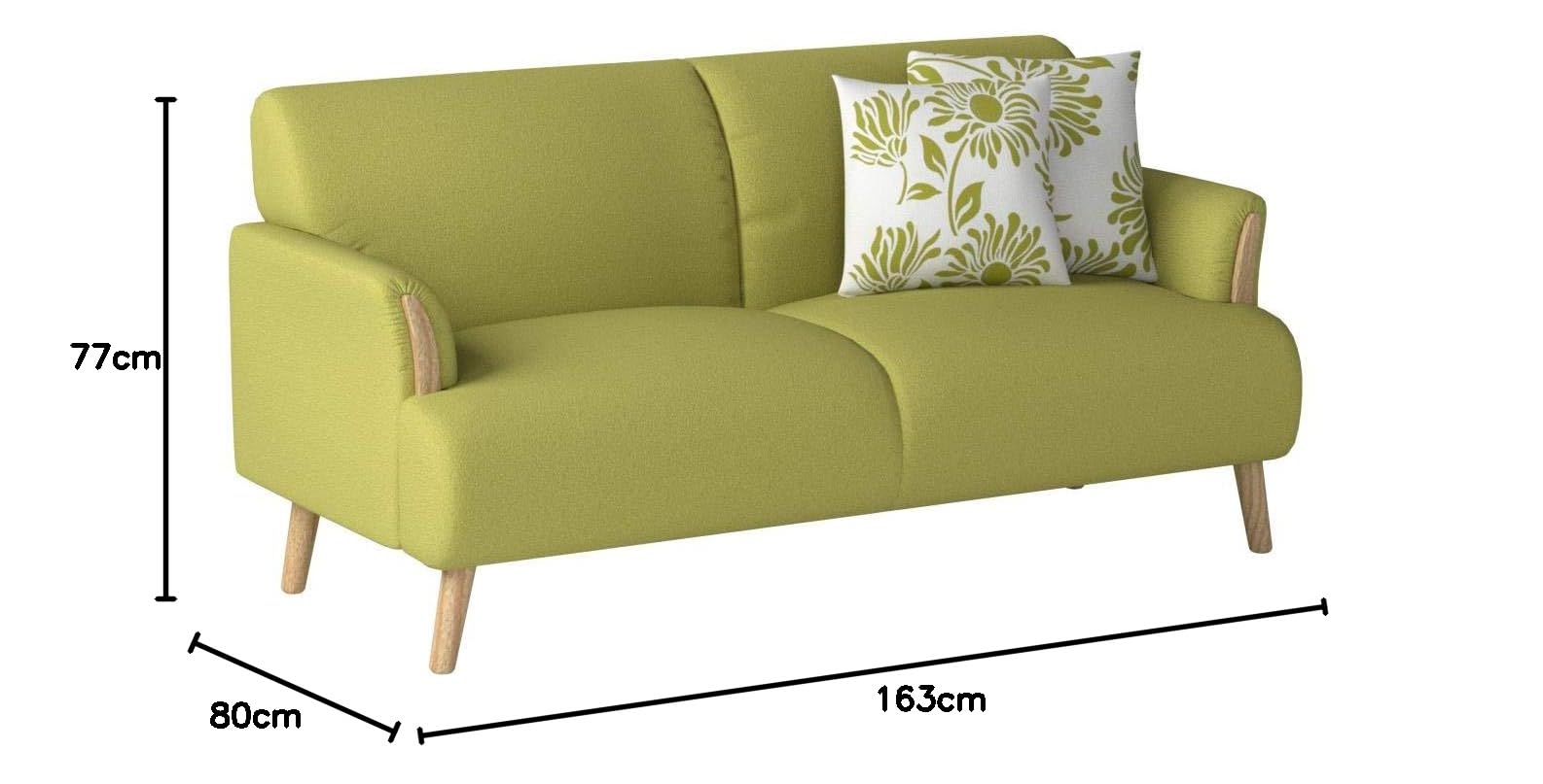 Amazon｜大川家具 関家具 ソファ 3人掛け 163cm幅 グリーン 154233 