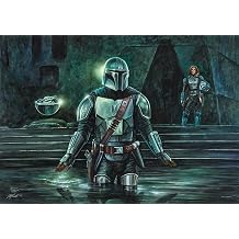 MIGHTYPRINT Star Wars the Mandalorian 24 x 17 Wall Art