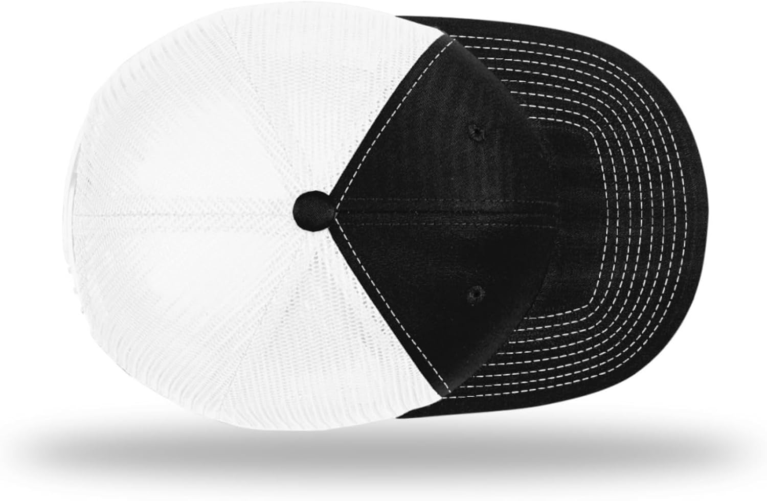 College NCAA Licensed Richardson 112 Trucker Snapback Hat for Men - Stylish Mesh Back, Casual Caps, Comfortable Fit - Image 2