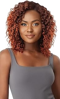 Outre Human Hair Purple Pack 3PCS WET and WAVY STYLE BEACH CURL (1B)