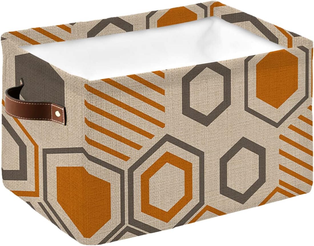1 PC Large Storage Baskets Bins Geometric Collapsible