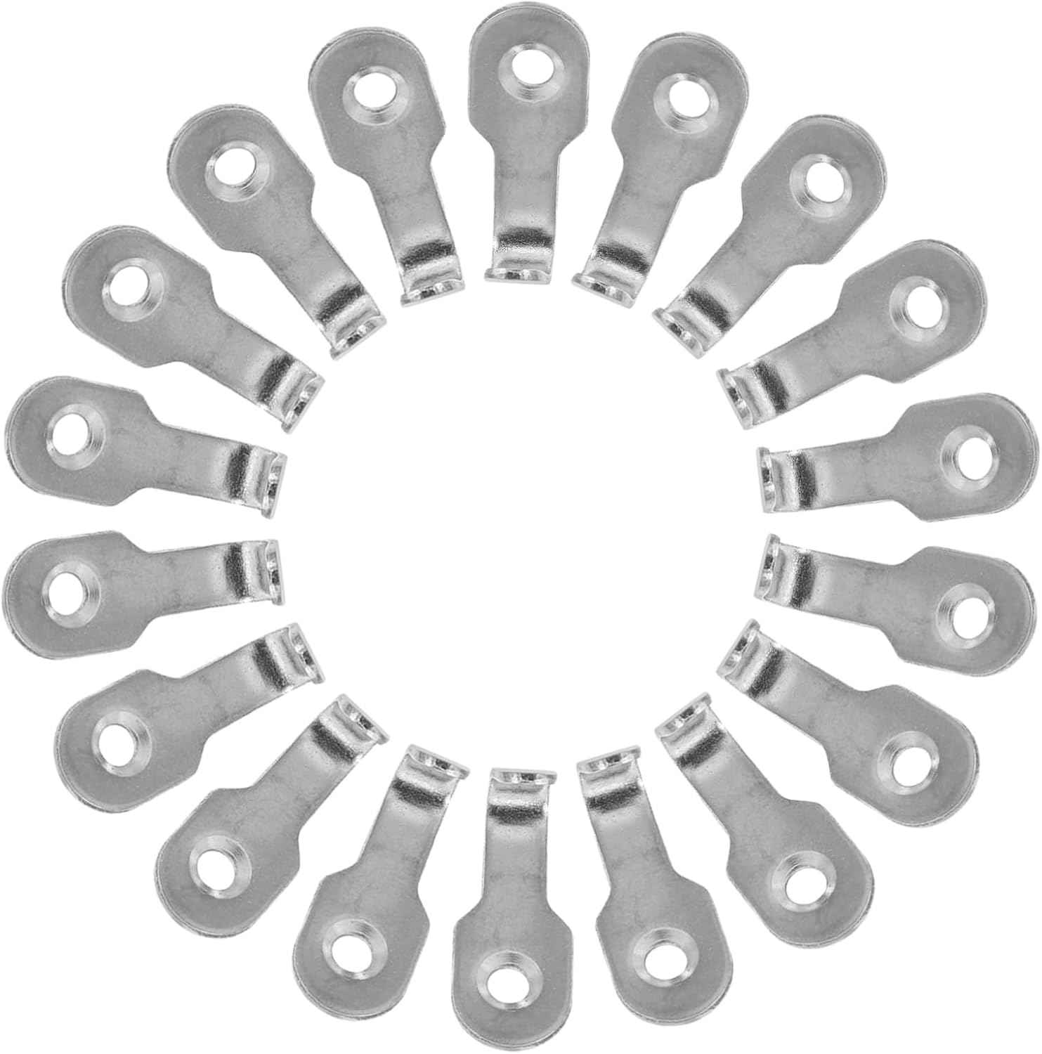 Cabilock 20pcs Hooks for Bathroom Kitchen Shaped Single Coat Towel Hangers Wall Mounted Utility Hooks for Versatile Use Space Saving Design