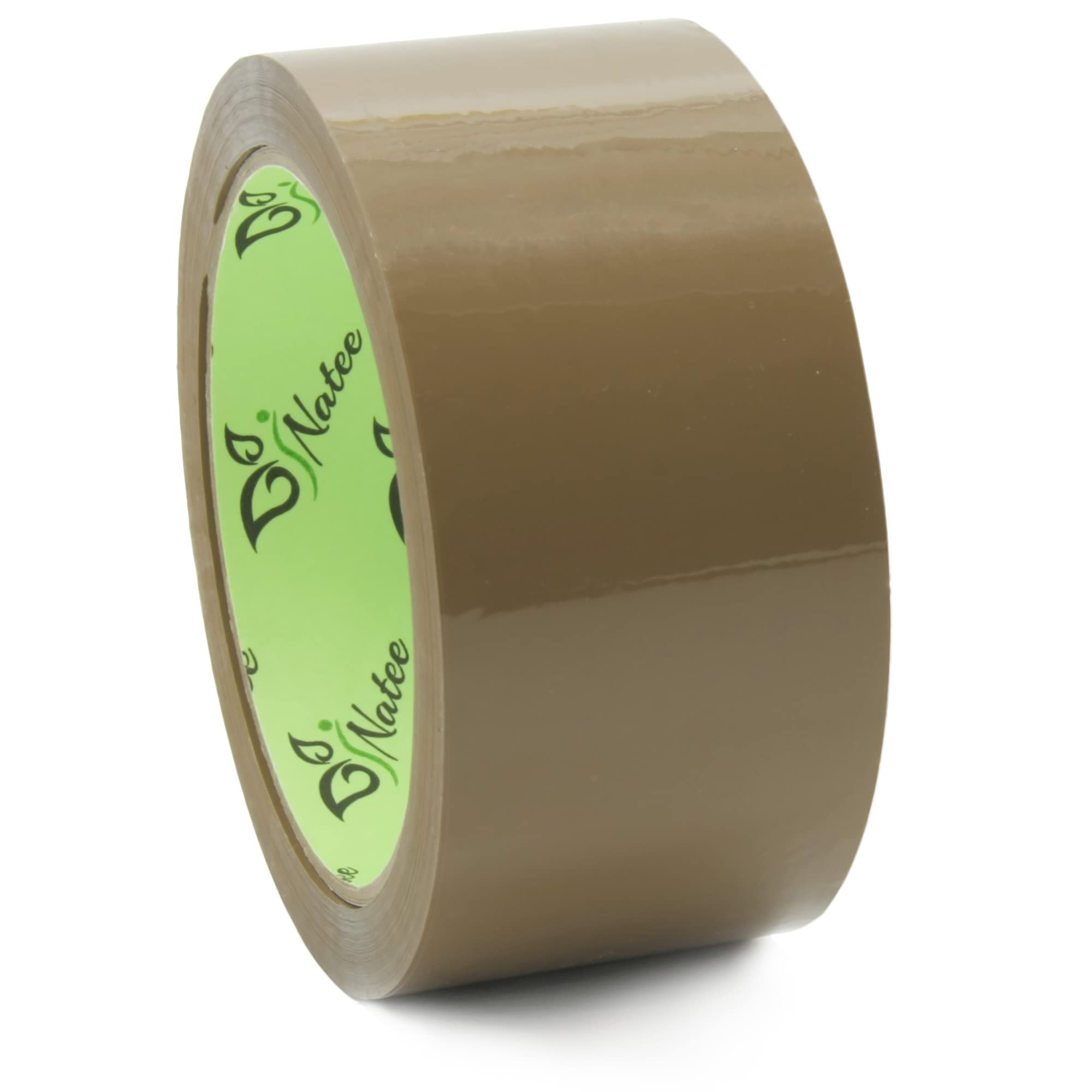 NATEE® Strong Low Noise Brown Packing Tape, Brown - Low Noise, Pack of 12 - Image 2