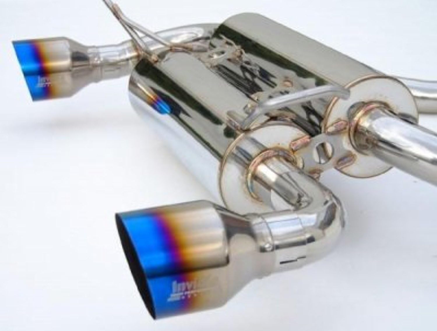 Invidia HS07IG7GIT Gemini Single Layer Cat-Back Exhaust System with Titanium Tip for Nissan G37 Coupe