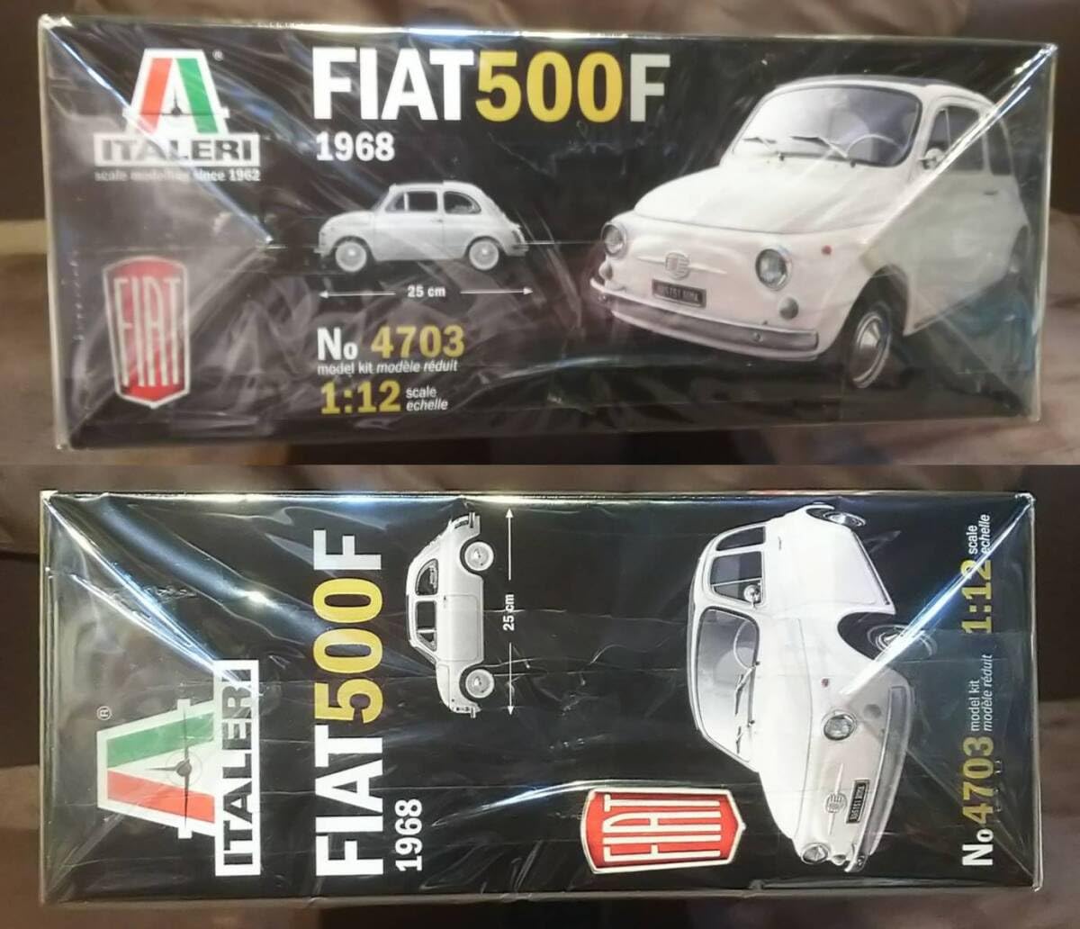 Amazon.co.jp: 1/12 フィアット 500F 1968年式 No.4703 イタレリ