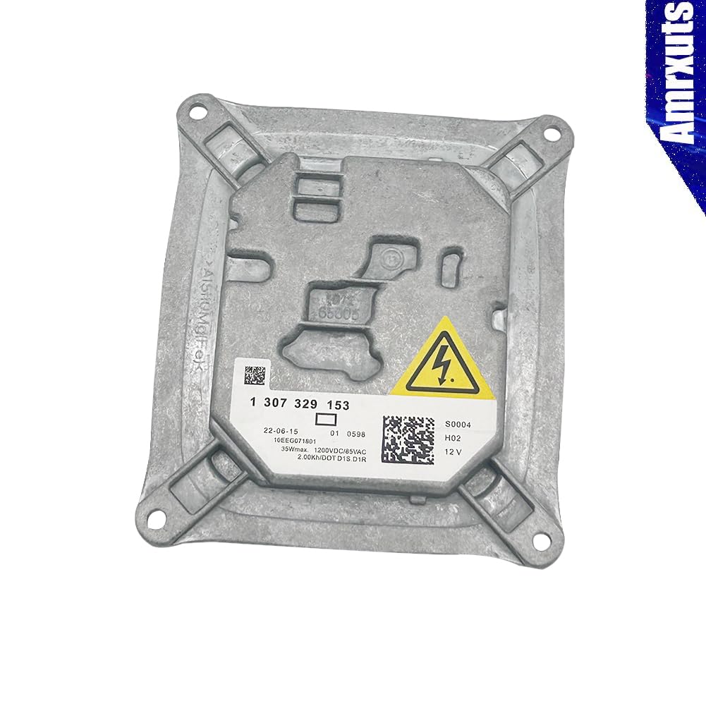 Amrxuts 130732915301 Xenon Ballast for BMW 328i 328xi 335i 335xi M3 645Ci 650i 650Ci M6 X3 X5 for 2006-2011 Cadillac DTS 2008-2012 R8 TT 1307329153, 63117182520 (2PCS 130732915301)